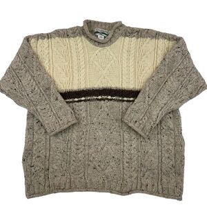 Celtic Country Wool Sweater fisherman outdoors
